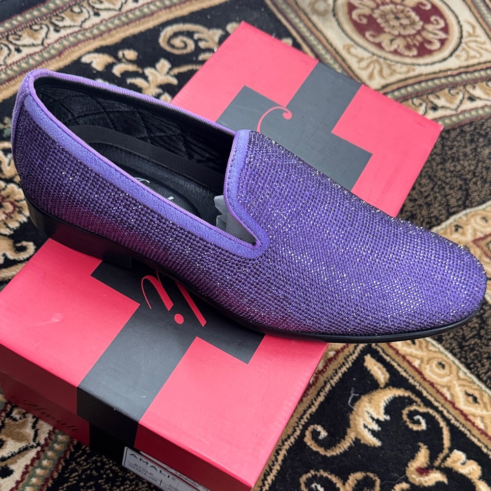 Amalfi Purple Men's Loafers